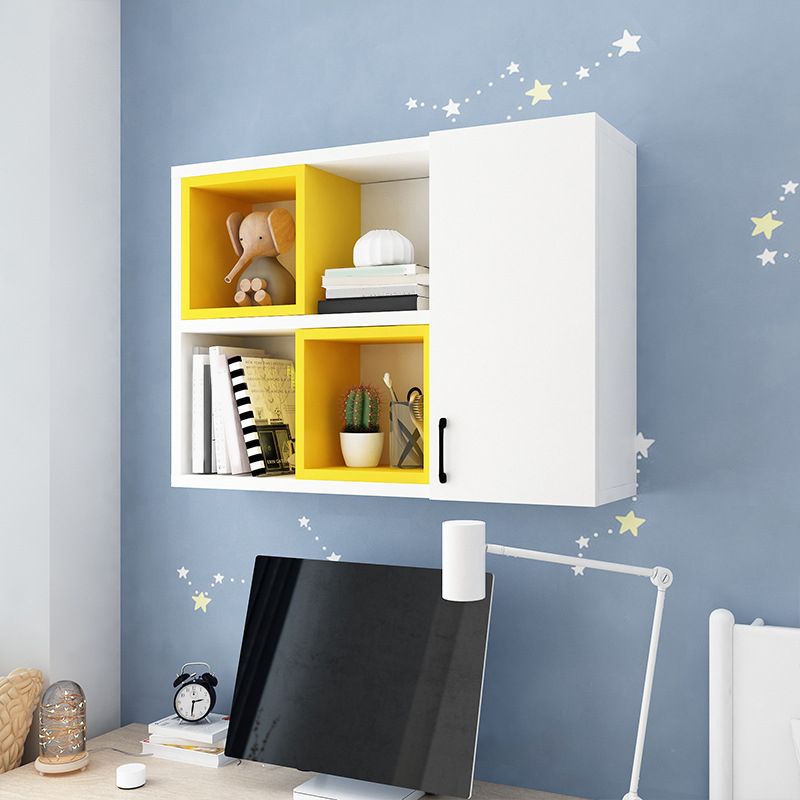 Modern Floating Bookshelf Wooden Wall Mounted Bookcase Shelves Included for Home