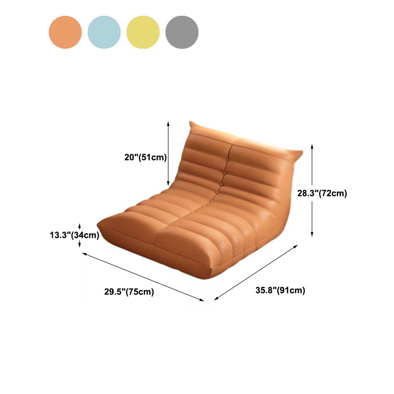 Modern Style No Armrest Cushioned Back with Soft Cushion Filled Parsons Chair