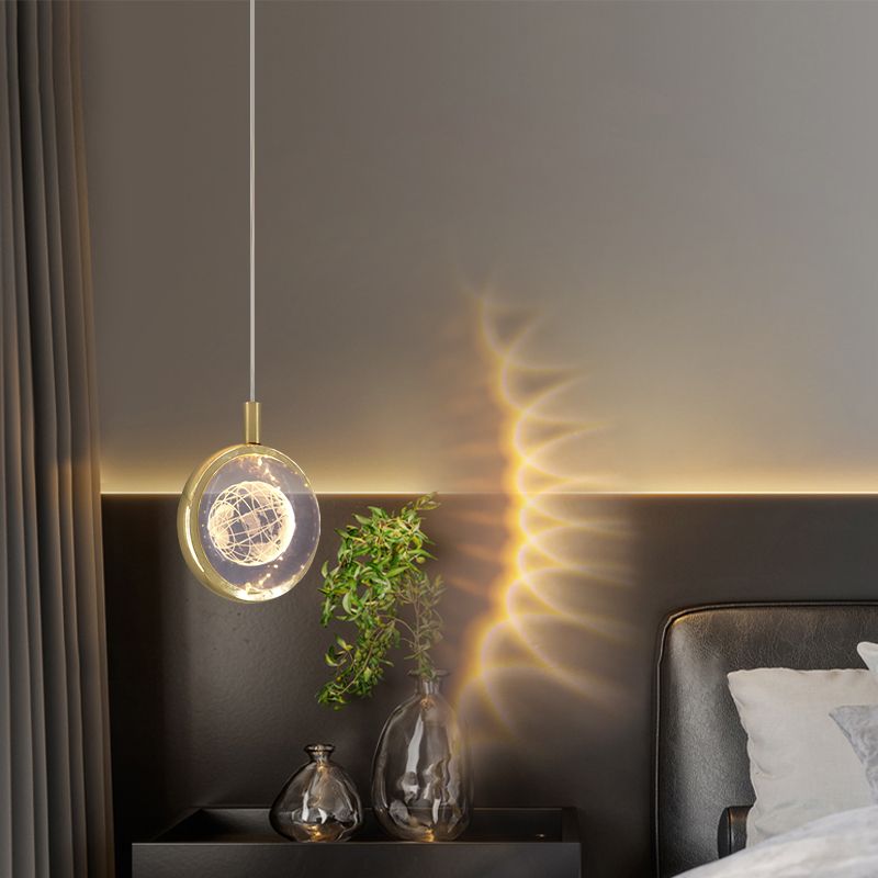 Luce a pendolo a LED LEDULUM GOLDO NOVITÀ SEMPRE CRIDULE CRIDULE LUCE PER CAMERA DA LETTA