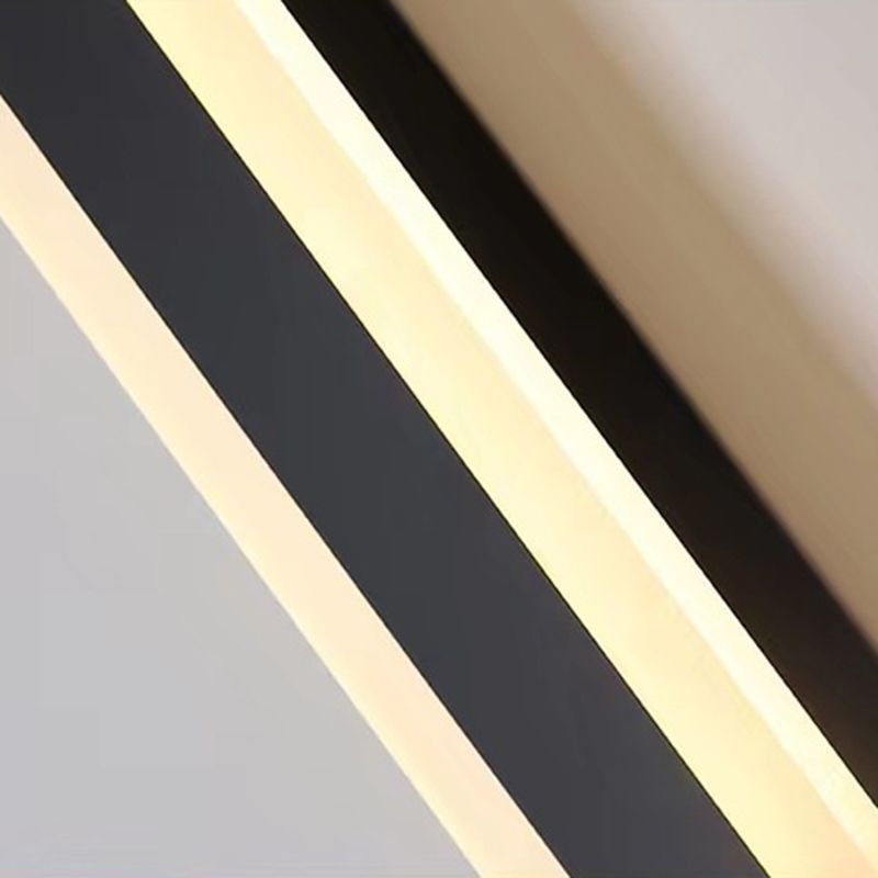 LED Contemporary Wall Light with Acrylic Shade for Living Room