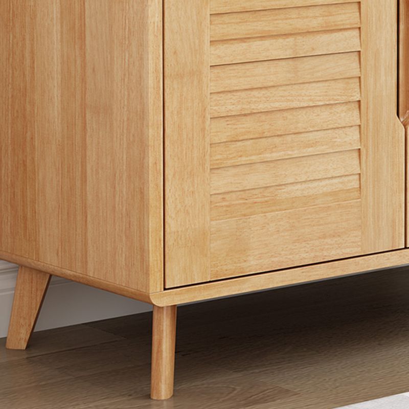 39.37" Tall 2 - Drawer Accent Cabinet Wood Storage Cabinet with 2 Doors