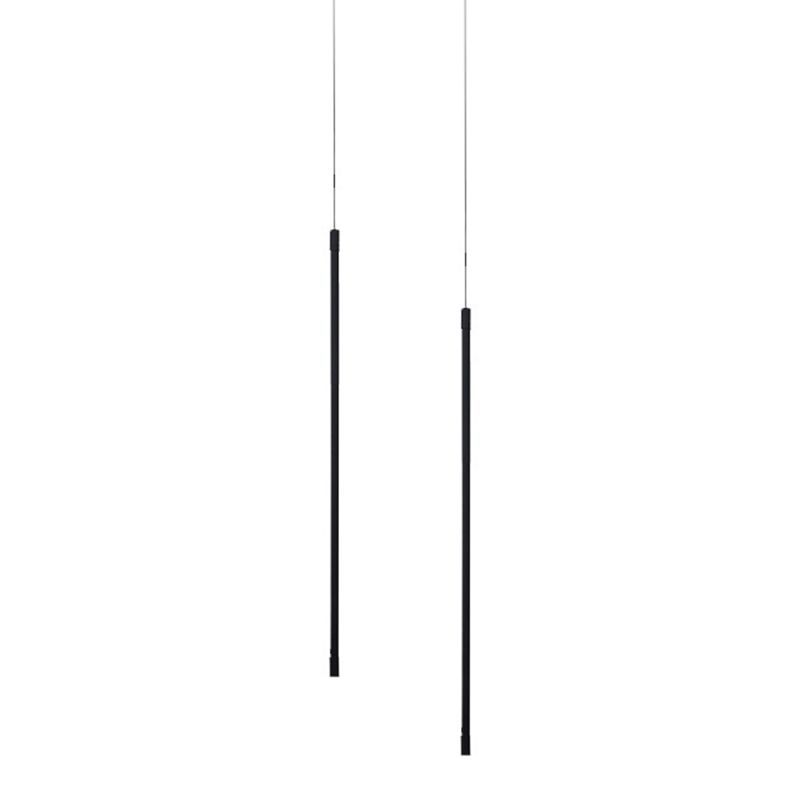 Metal Linear Hanging Lights Modern Style 1 Light Hanging Mount Fixture