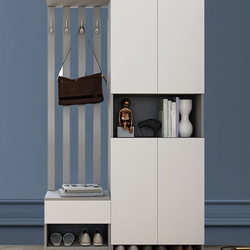Modern 2-door Wood 78.74" Tall Accent Cabinet with Drawer for Living Room