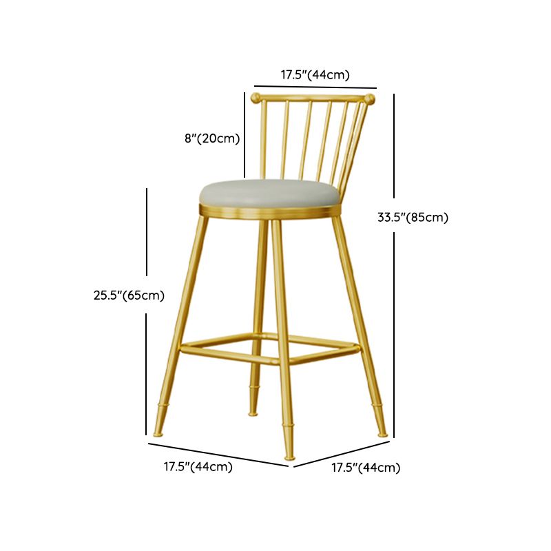 Modern Style Bar Table Set 1/3 Pieces Round Stone Bar table with Upholstered Stools