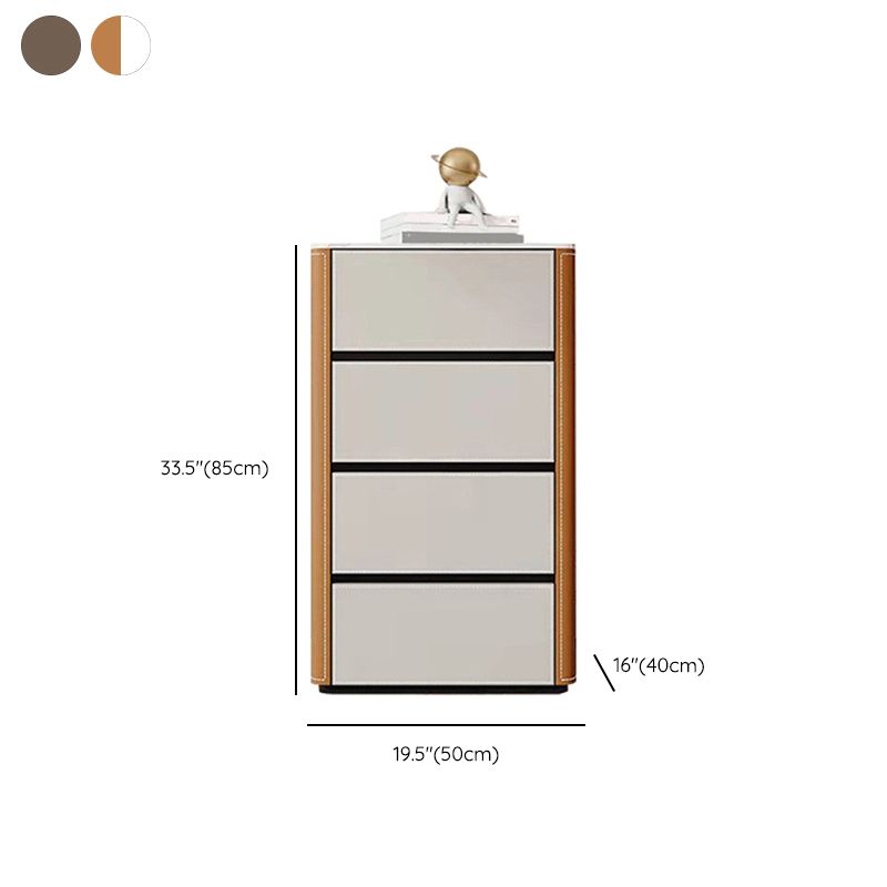 Modern Storage Chest Dresser Stone Storage Chest with 2/3/4/5 Drawers