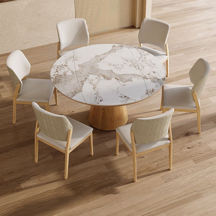 Contemporary Style Solid Wood 4 Legs Home Use Dining Side Chair
