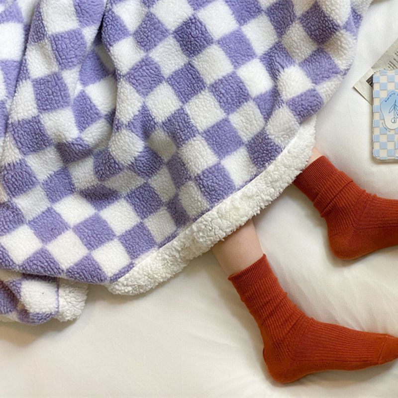 Lattice Rug Synthetic Carpet Pet Friendly Stain Resistant Rug for Bedroom