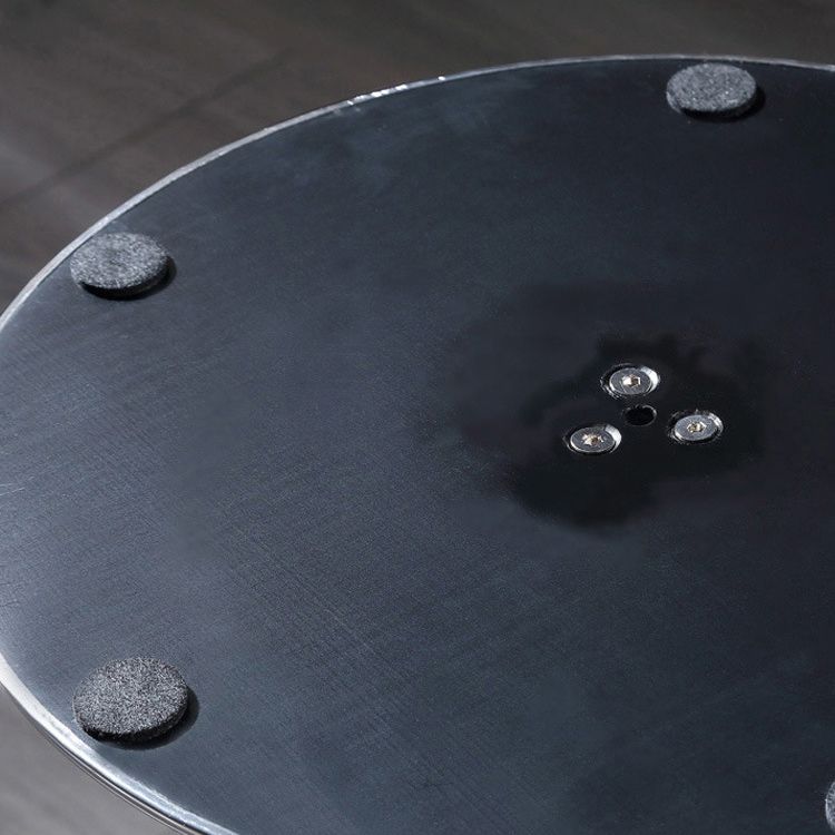 Industrial Dining Room Table Stainless Steel Table with Pedestal Table
