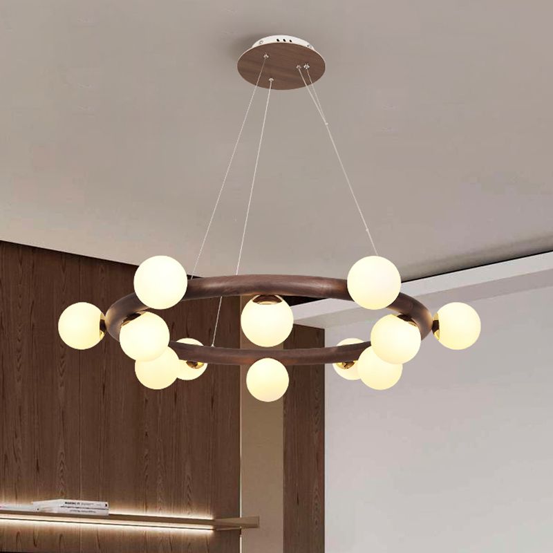 Wagon Wheel Chandelier Light Fixtures Modern Multi-Head Hanging Pendant Lamps for Living Room