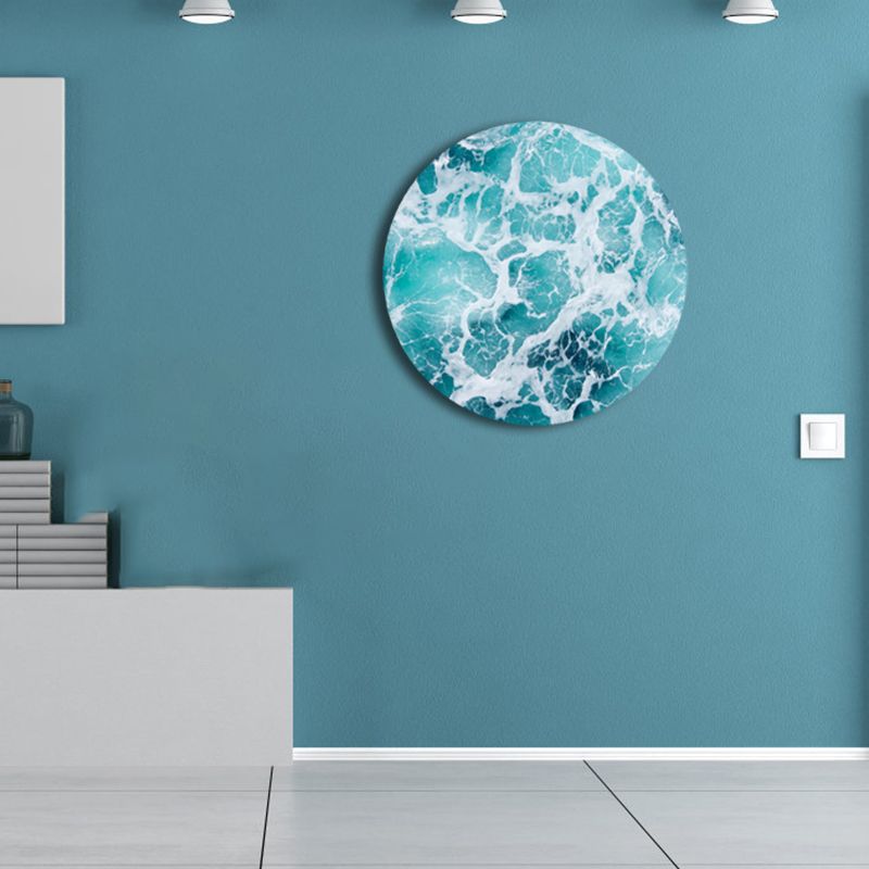 Foto-Kunstdruck mit Meerblick, zeitgenössische Leinwand-Wanddekoration in sanften Farben für das Spielzimmer