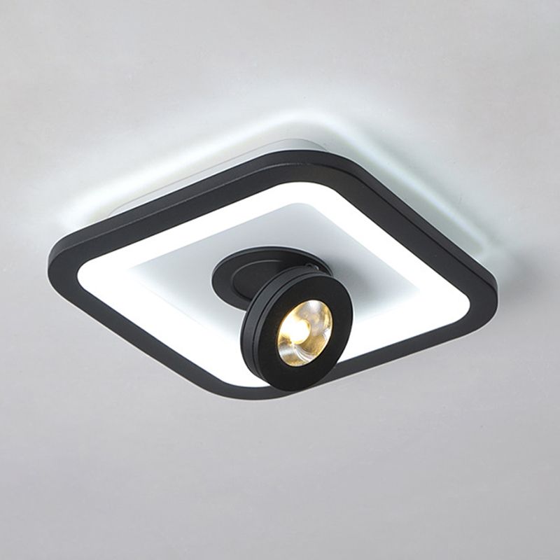 Modern Flush Mount Light Ceiling Track Lighting 1-Light LED Flush Mount Corridor Light Restaurant Light