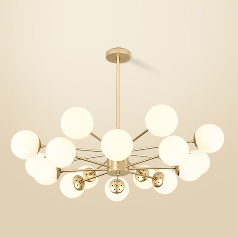 Moderne stijl ophanging hanglamp woonkamer hangend licht met glazen schaduw