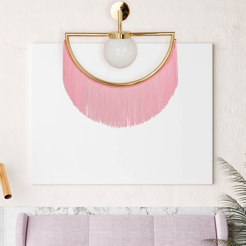 Rosa/gelb/lila halbküsch