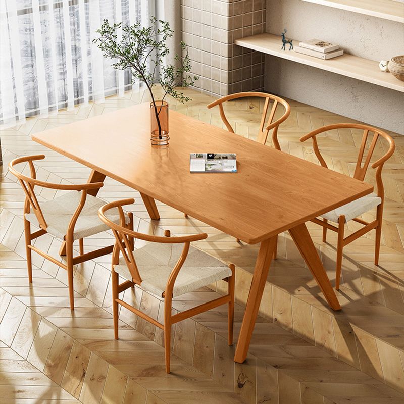 Modern 1/4/5 Pieces Dining Set Pine Wood Dining Table for Dining Room