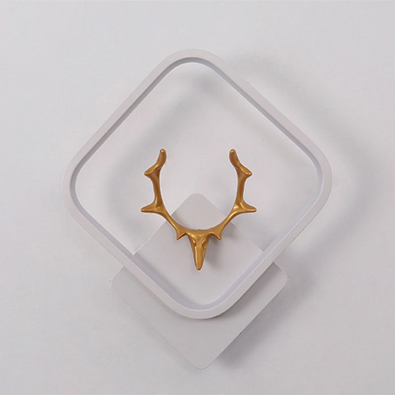 1 Light Unique Shape Wall Mounted Light Modern Sconce Light Fixture for Living Room