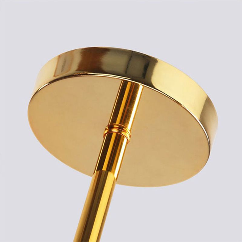 Postmodern Style Metal Pendant Light Living Room Multi-Light Chandelier