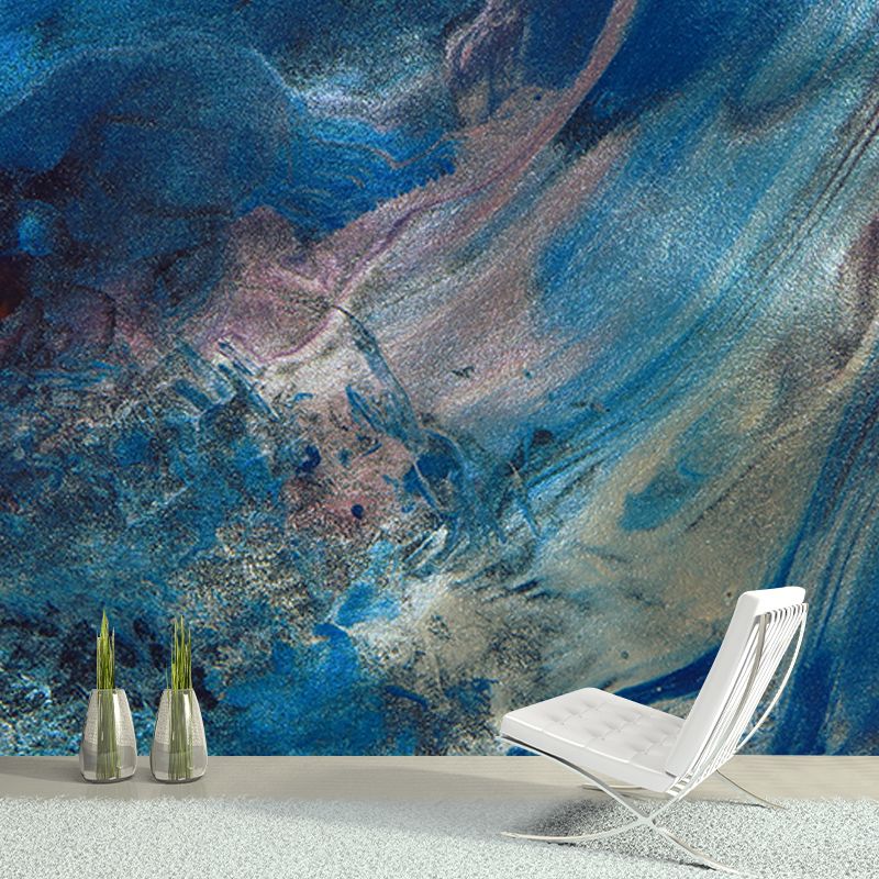 Modern Water Resistant Abstract Wall Mural for Living Room, Made to Measure