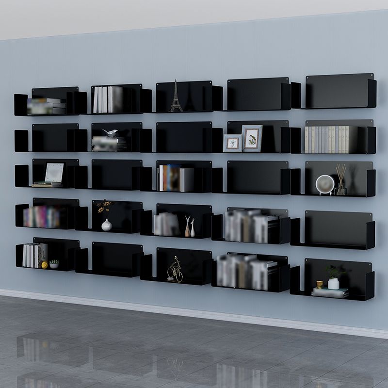 Libreria di unità murale orizzontale di ferro per la casa