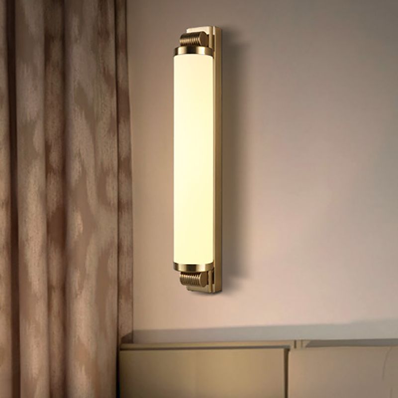 Moderner Stil Metall Wandleuchte geometrische einzelne leichte LED -Wandleuchten für Schlafzimmer