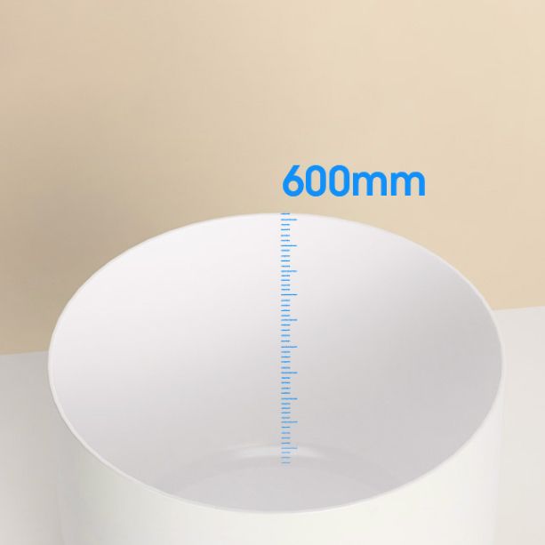 Round Soaking Bathtub Antique Finish Acrylic Freestanding Bath Tub