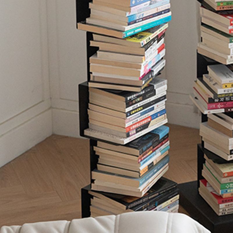 Libreria in acciaio moderno in acciaio verticale libreria chiusa per la casa