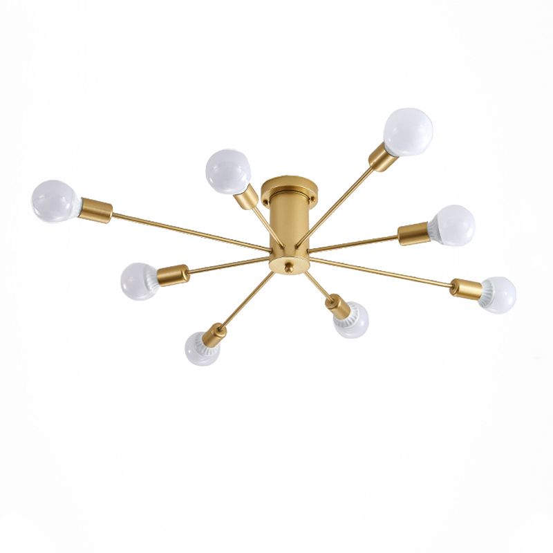 Metal Flush Mount Modern Style Flush Mount Ceiling Light for Banquet Hall