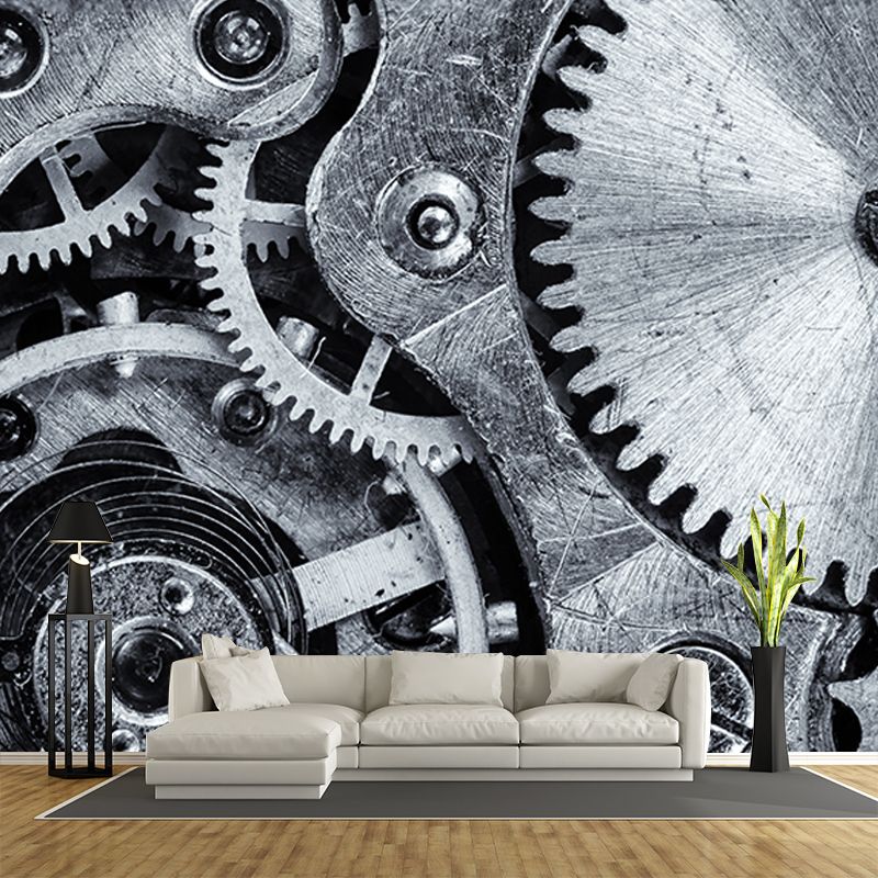 Beautiful Photography Mural Wallpaper Metal Gear Indoor Wall Mural