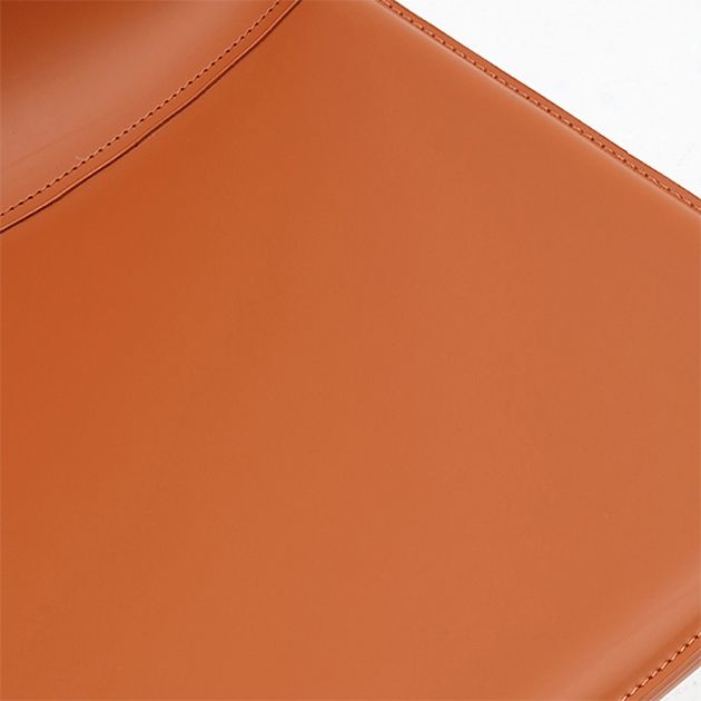 Chaises latérales de salle à manger en métal de style glam chaise sans bras solide pour cuisine