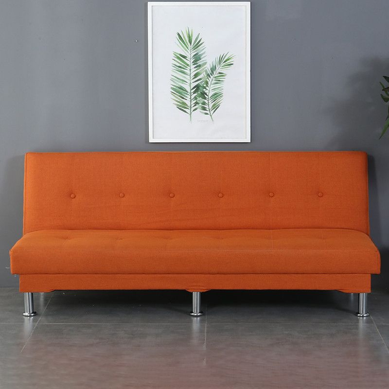 Contemporary Armless Sofa Convertible Sofa, 70.86" L x 23.62" W x 27.55" H
