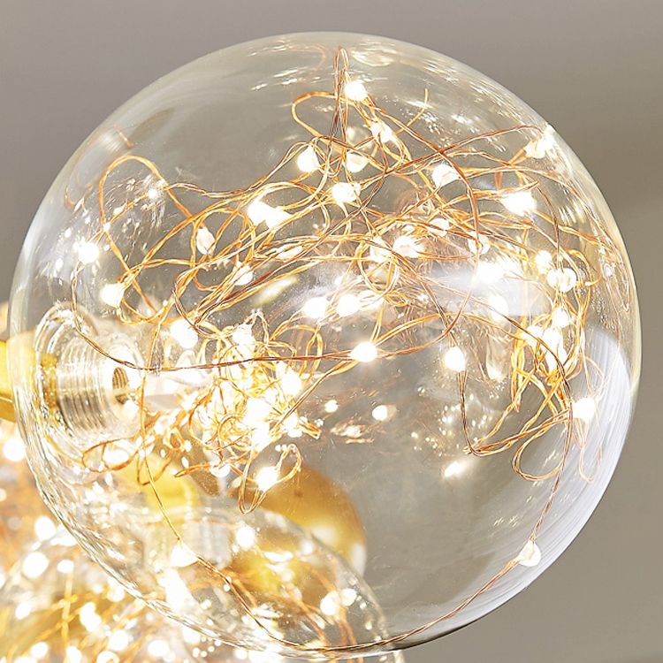 Luz de colgante geométrico de iluminación contemporánea de metal iluminación de la isla de cocina