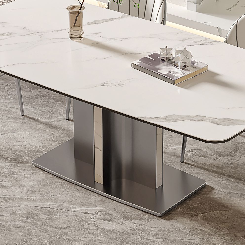 Contemporary 1/4/5/7 Pieces Dining Set Metal Dining Table Set
