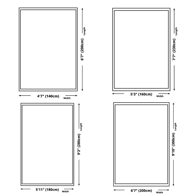 Blue Tone Modern Indoor Rug Polyester Expressionism Print Carpet Easy Care Rug for Home Decoration