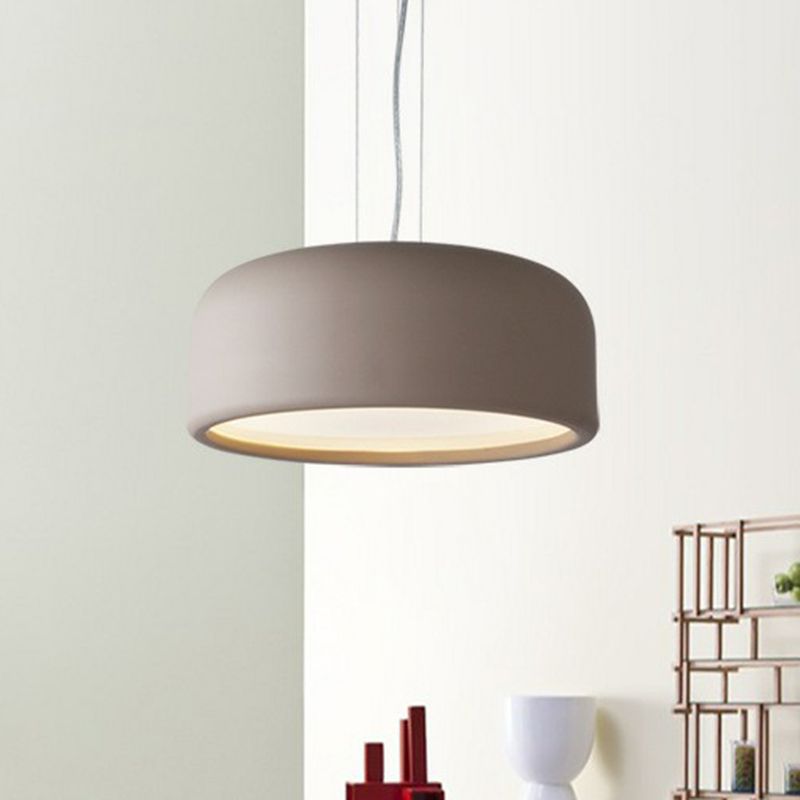 Rond Shade salon plafond lumière acrylique unique minimaliste suspendu minimaliste
