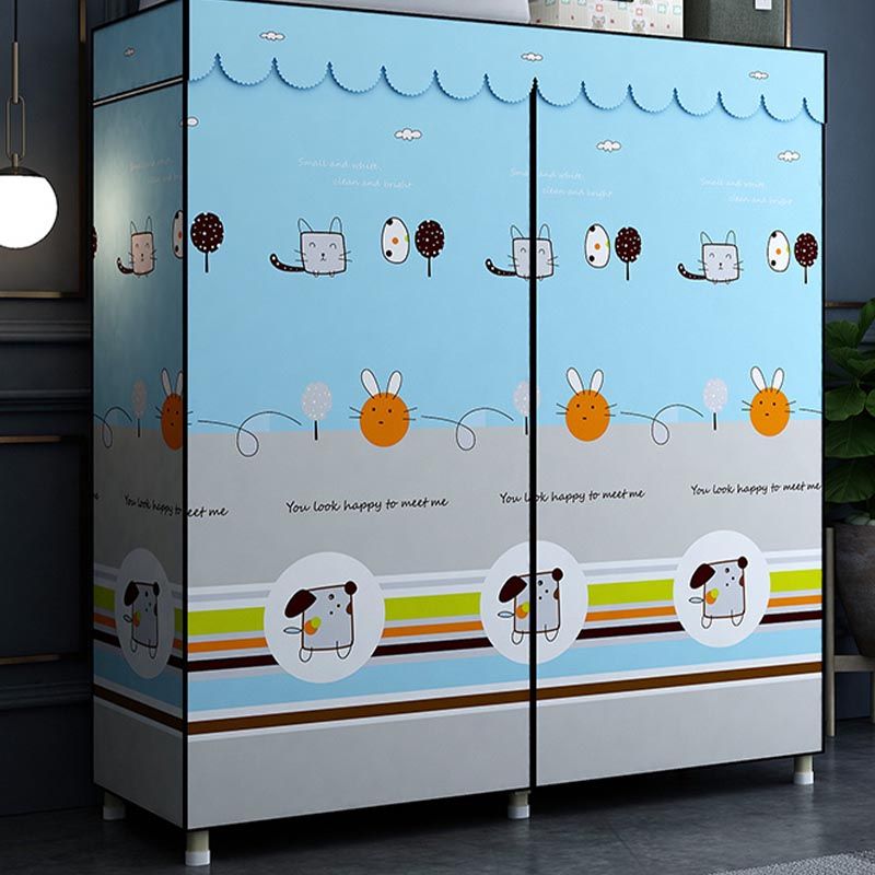 Metal Modern Cabinet for Bedroom Matte Finish Storage Cabinet