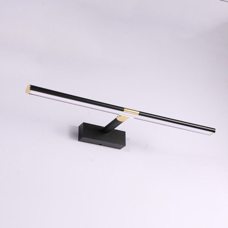 Lampada montata a parete nera Lampada montata Nordic LED LED LED ALIMINE DI SCONCE