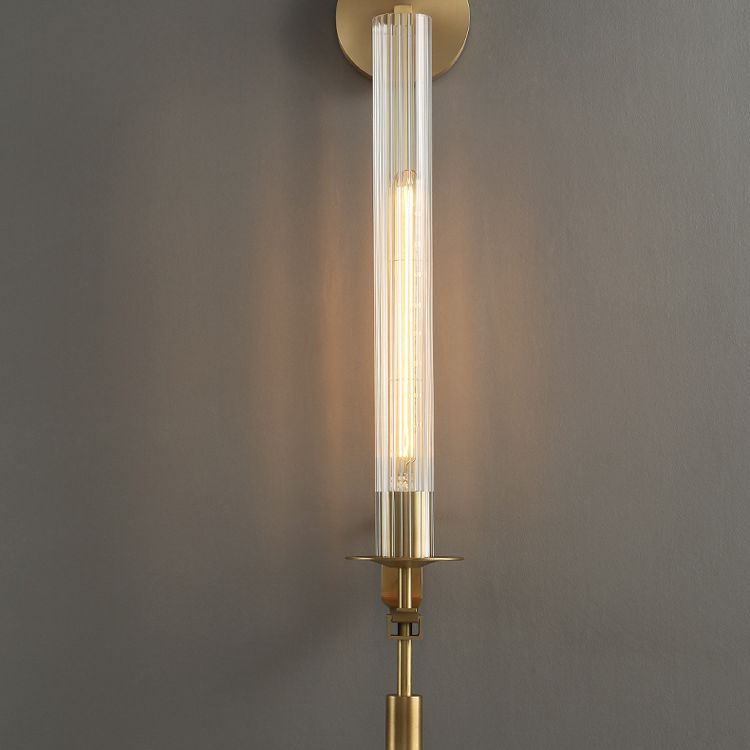 Ultra-moderne Rohrwandleuchten Beleuchtungsglas Wandmontage Leuchte für das Wohnzimmer
