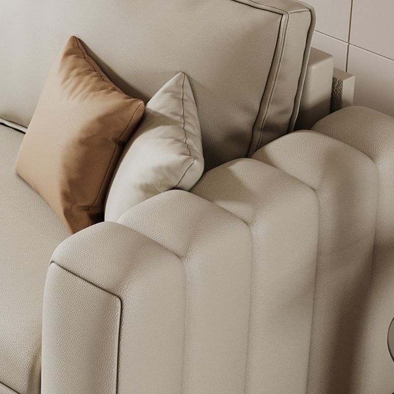 Scandinavian Folding Futon and Mattress Square Arms Futon Sleeper Sofa