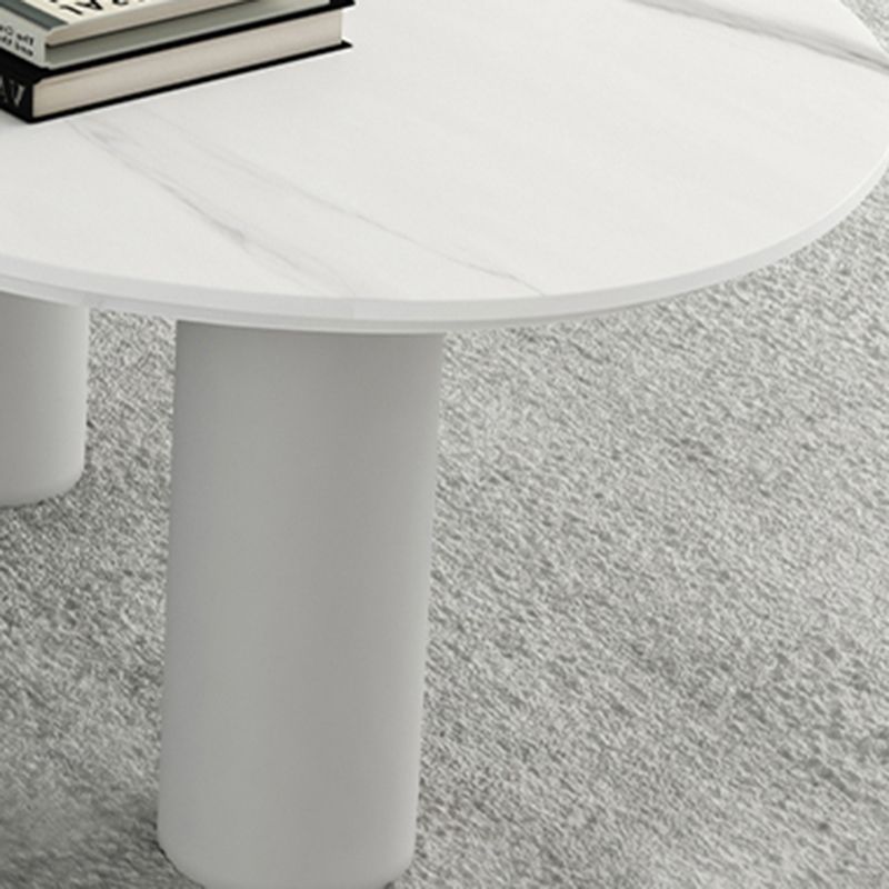 Modern 3 Legs Coffee Table Slate Coffee Table for Living Room