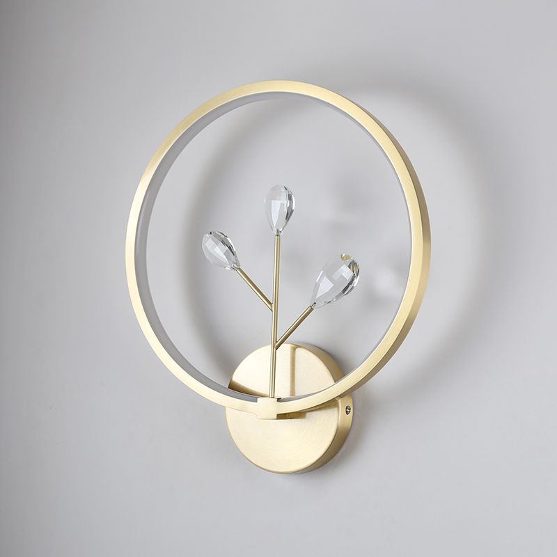 Runde Schatten Metall Wandleuchte modern