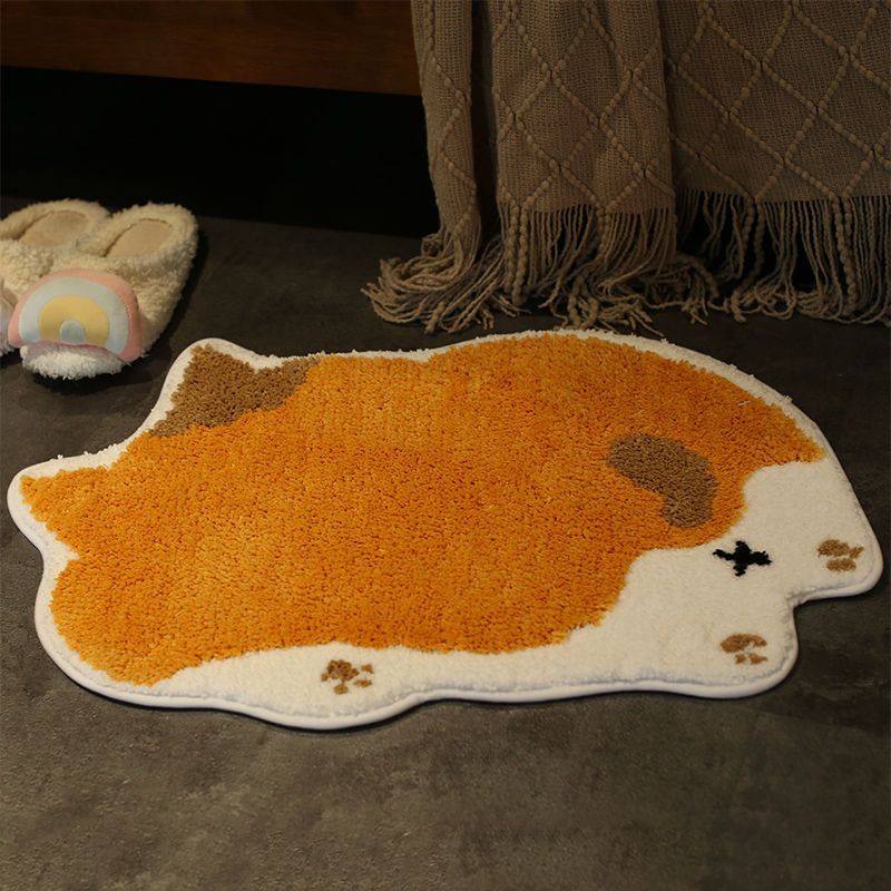 Novelty Animal Pattern Area Carpet Imitation Cashmere Modern Non-Slip Backing Indoor