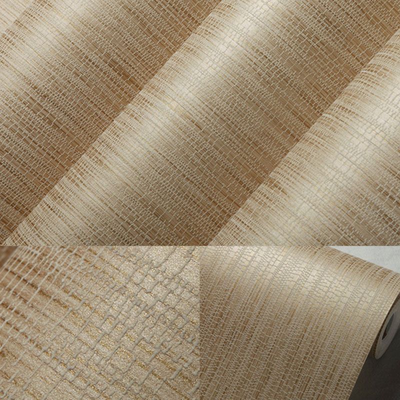 Light Color Textured Wallpaper with Vertical Line 33' x 20.5" Non-Pasted Decorative Wall Covering
