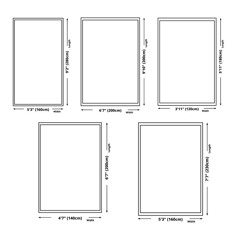 Simplicity Floral Print Rug Funky Polyester Rectangle Rug Friendly Washable Indoor Carpet for Home Decoration