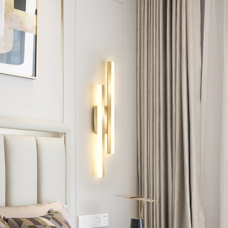 Nordischer Metall Wandleuchte goldene Wandleuchte für Wohnzimmer