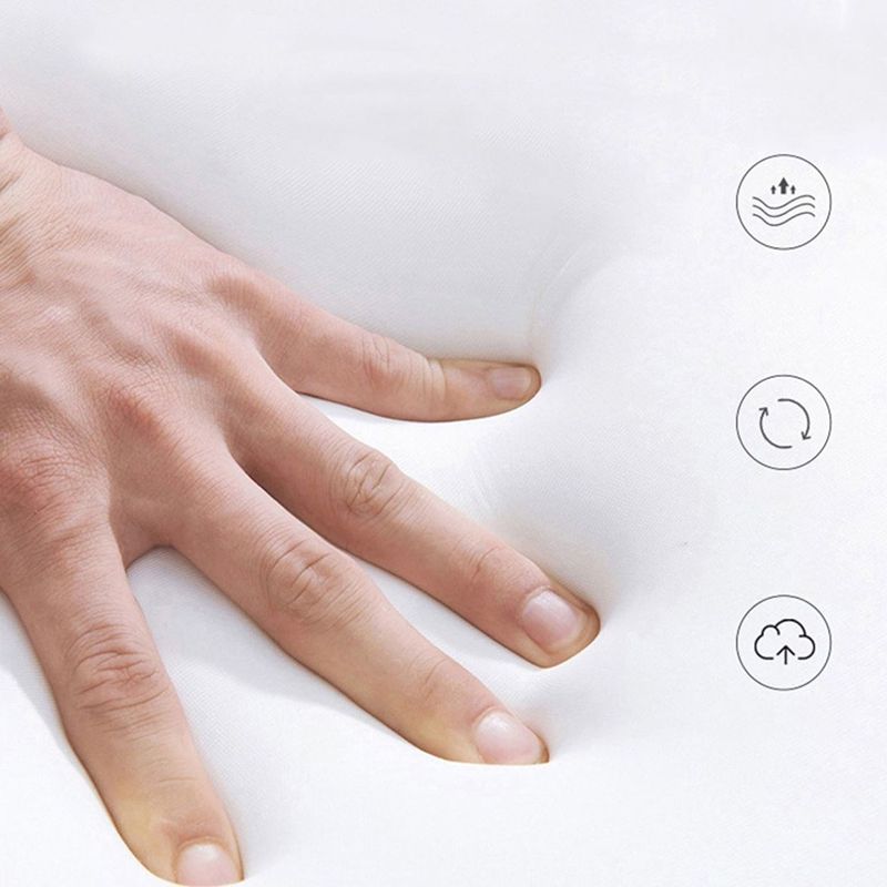 31.5 " H Contemporary Cotton Blend Armless Convertible Sleeper Sofa with 2 Pillows