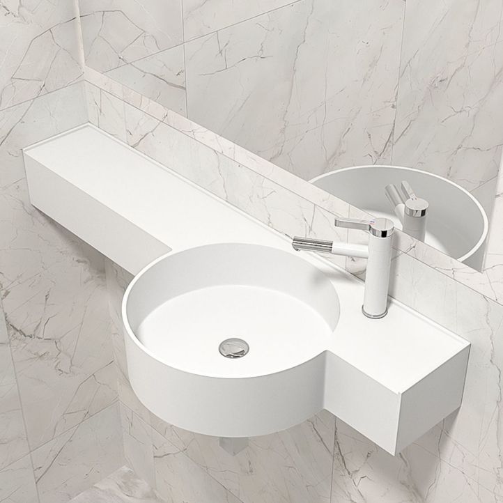 Modern Bathroom Sink Man Made Rock Specialty Vessel Bathroom Sink(Not Including Faucet)