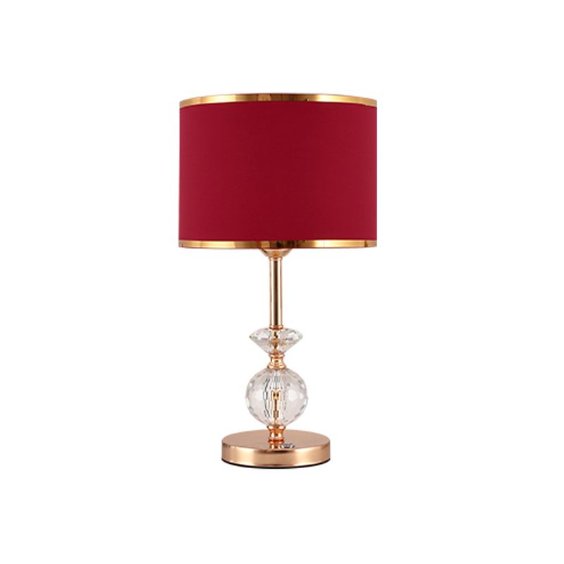 Lampada da tavolo da tavolo in tessuto contemporaneo Lampada per la scrivania per la scrivania per soggiorno per soggiorno