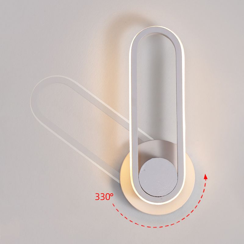 Moderna Minimalista Estilo Lineo Lucina de pared lineal Metal 1 luces de pared ligeras para sala de estar