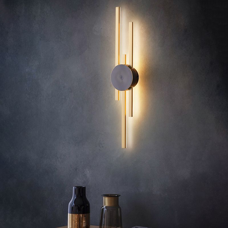 Multi Lights Metal Flush Mount Wall Sconce Modern Sconce Light Fixture for Living Room