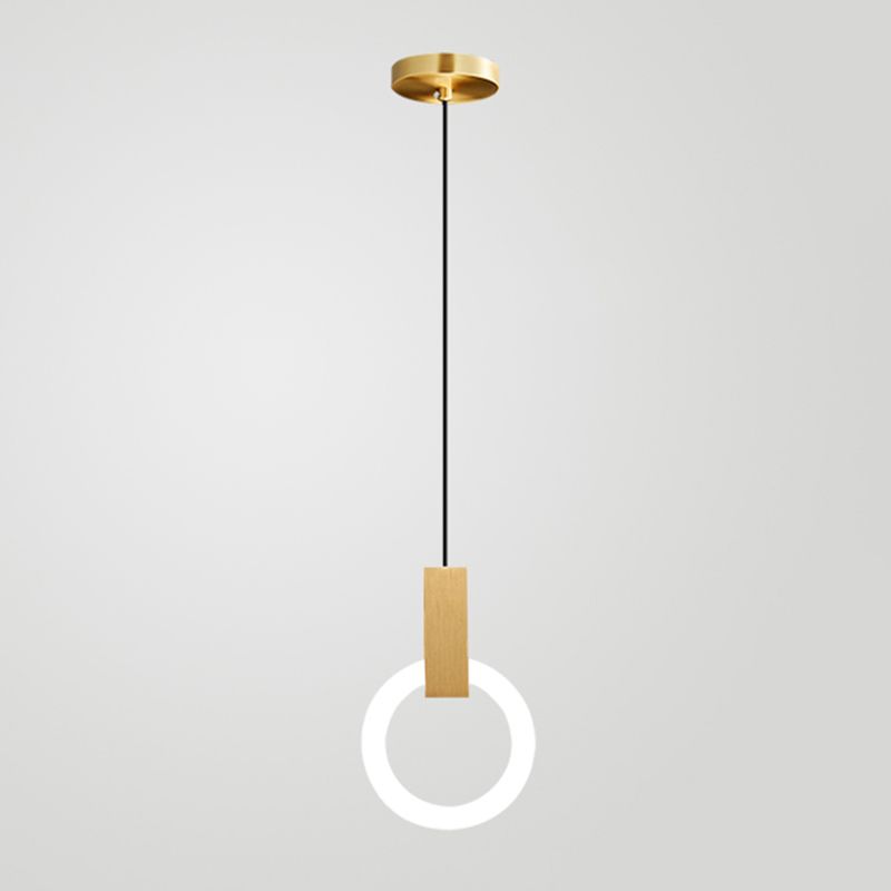 Kreisform Metall Anhänger Lichter Moderne Stilhängelampen