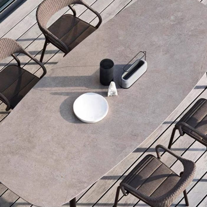 Boho 1/5 Pieces Patio Dining Table Set Rectangular Dining Set